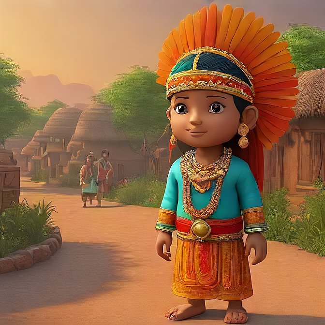 3D cartoon character art